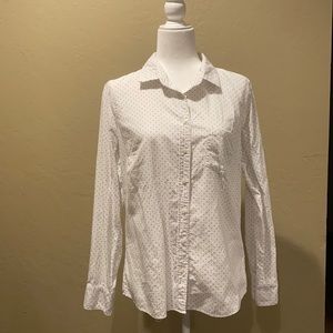 J.Crew Polka Dots Button Up